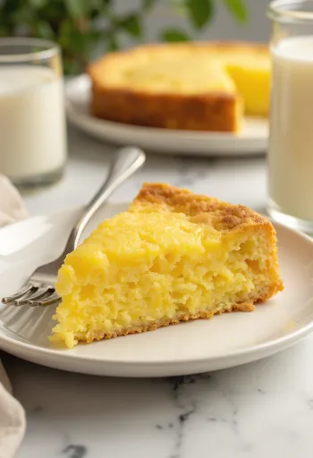 Bolo de Fubá, świeże i apetyczne ciasto kukurydziane