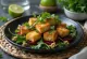 Limonkowe pieczone tofu z sałatką z buraków