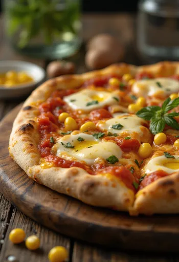 Pizza al Mais z kukurydzą i serem