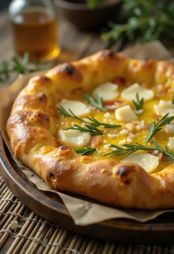 Pizza al Rosmarino z rozmarynem i parmezanem