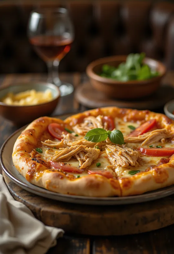 Pizza Nigérienne podana na stół