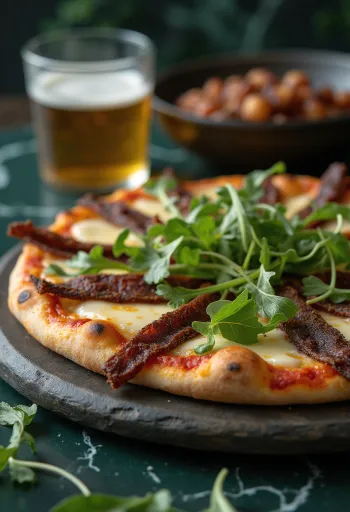 Pizza Sudafricana podana na stół