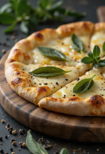 Pizza alla Salvia z szałwią i serem