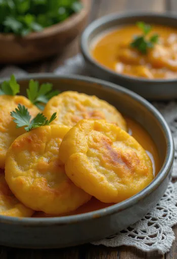 Luchi bengalski smażony chleb świeżo usmażony