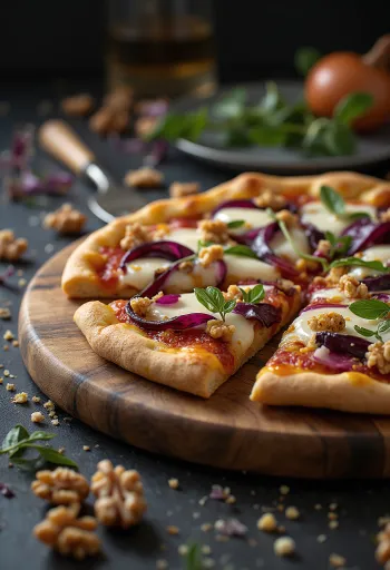 Pizza al Radicchio z radicchio i serem