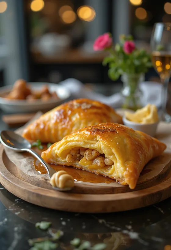 Świeżo upieczone Imbirowo-Miodowe Calzone