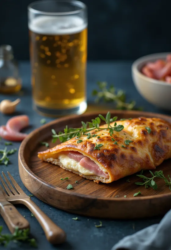 Świeżo upieczone Calzone z Mąki Gryczanej