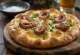 Focaccia z ośmiornicą i pietruszką serwowana