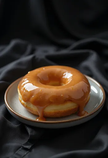 Pączki z bourbonem świeżo podane