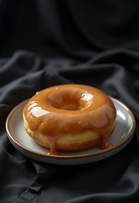 Pączki z bourbonem świeżo podane