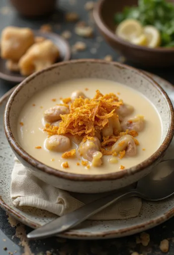 Kelle paça z miętą, pożywna i świeża zupa w misce