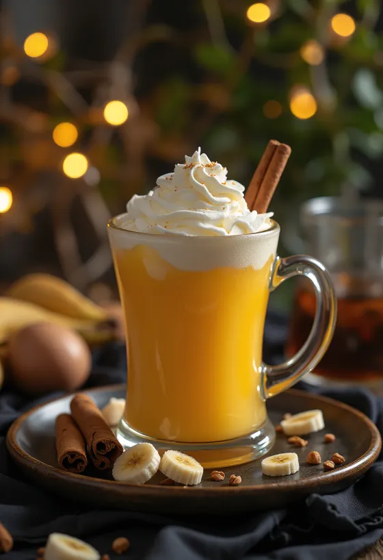 Kubek cydru bananowo-mangowego