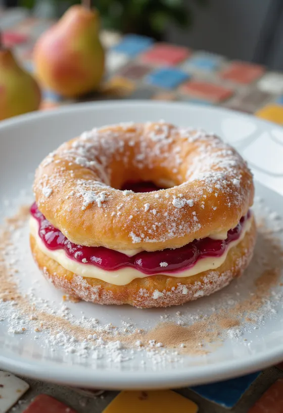 Pączki z opuncją świeżo podane