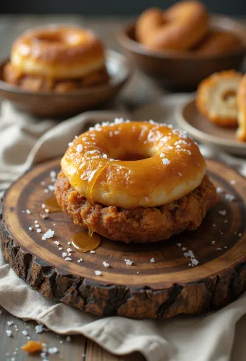 Pączki ze scrapple polane syropem