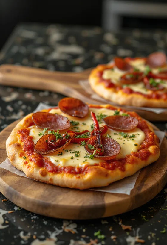 Pizza Diavola z gorgonzolą i chili