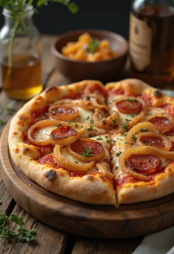 Pizza Diavola z cebulą i chili