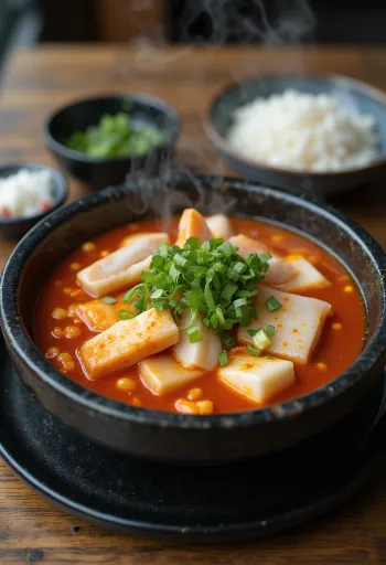 Maeuntang jjigae, koreańska zupa rybna z tofu
