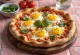 Pizza Szakszuka na bazie pomidorów i jajek o pikantnym smaku