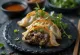 Pierożki momo z farszem grzybowym na parze
