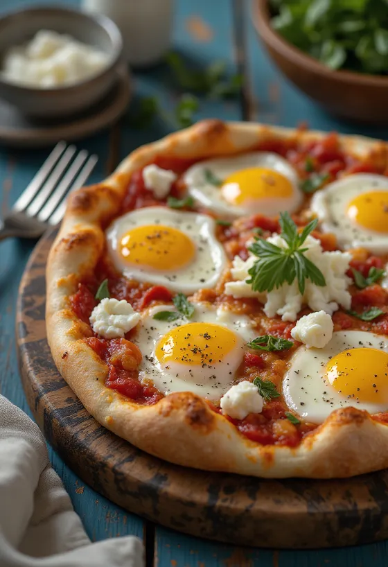 Pizza alla Norma z sycylijskim bakłażanem i ricottą